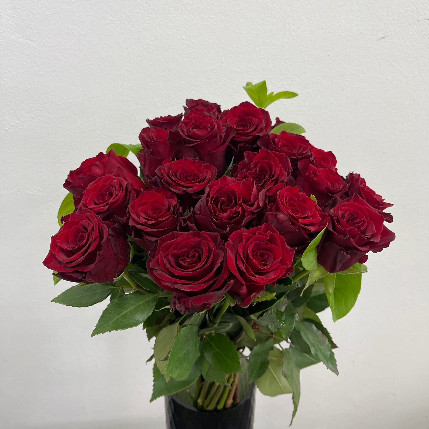 Valentine’s Day red rose bouquet with 60cm Freedom roses Melbourne delivery