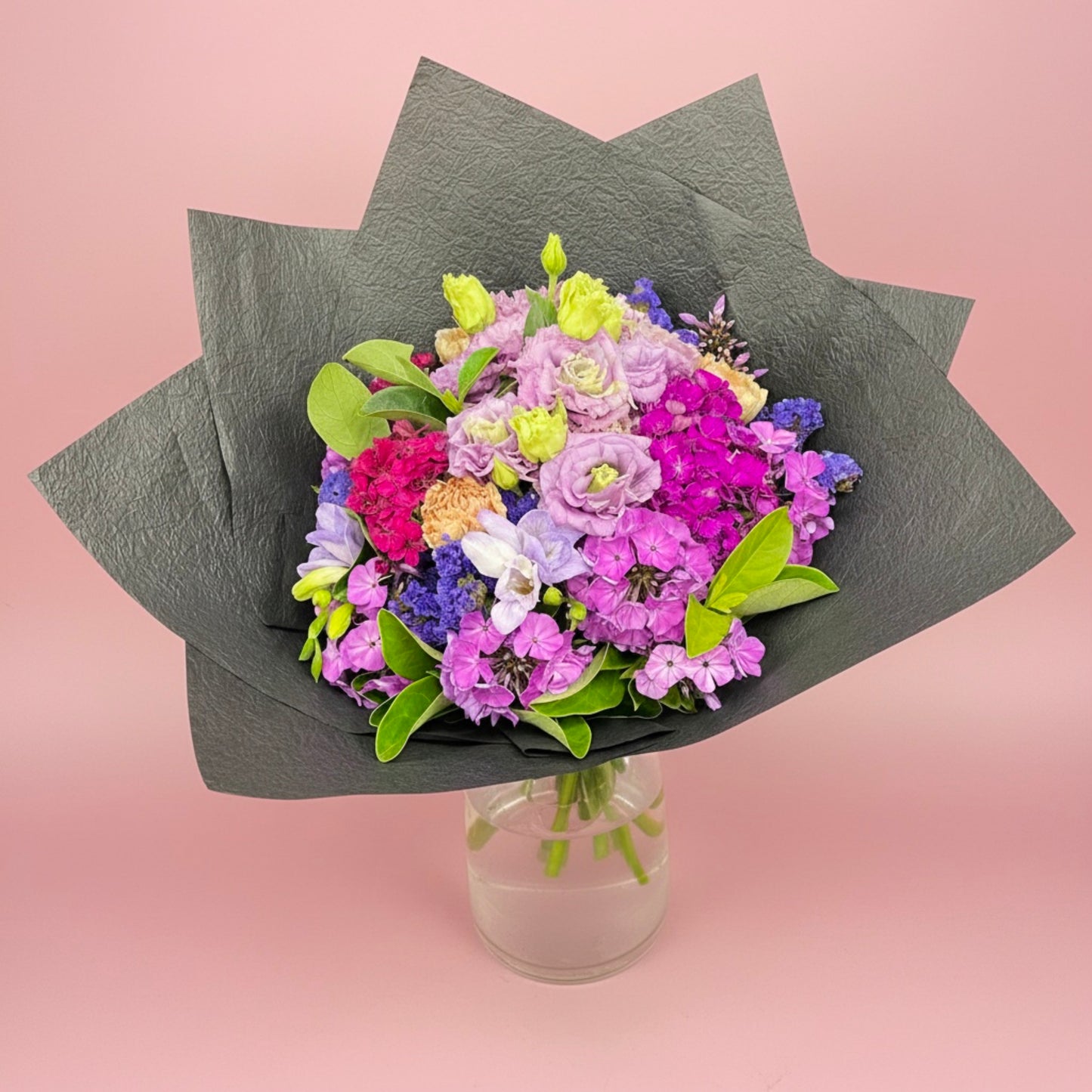 Purple and pink summer flowers Melbourne flower delivery