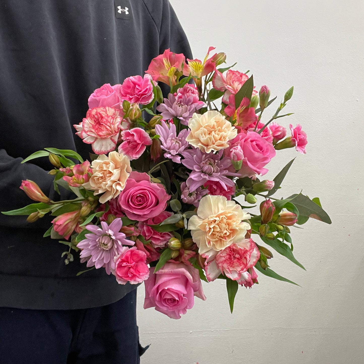 Summer No. 1 bouquet with bright colourful seasonal flowers