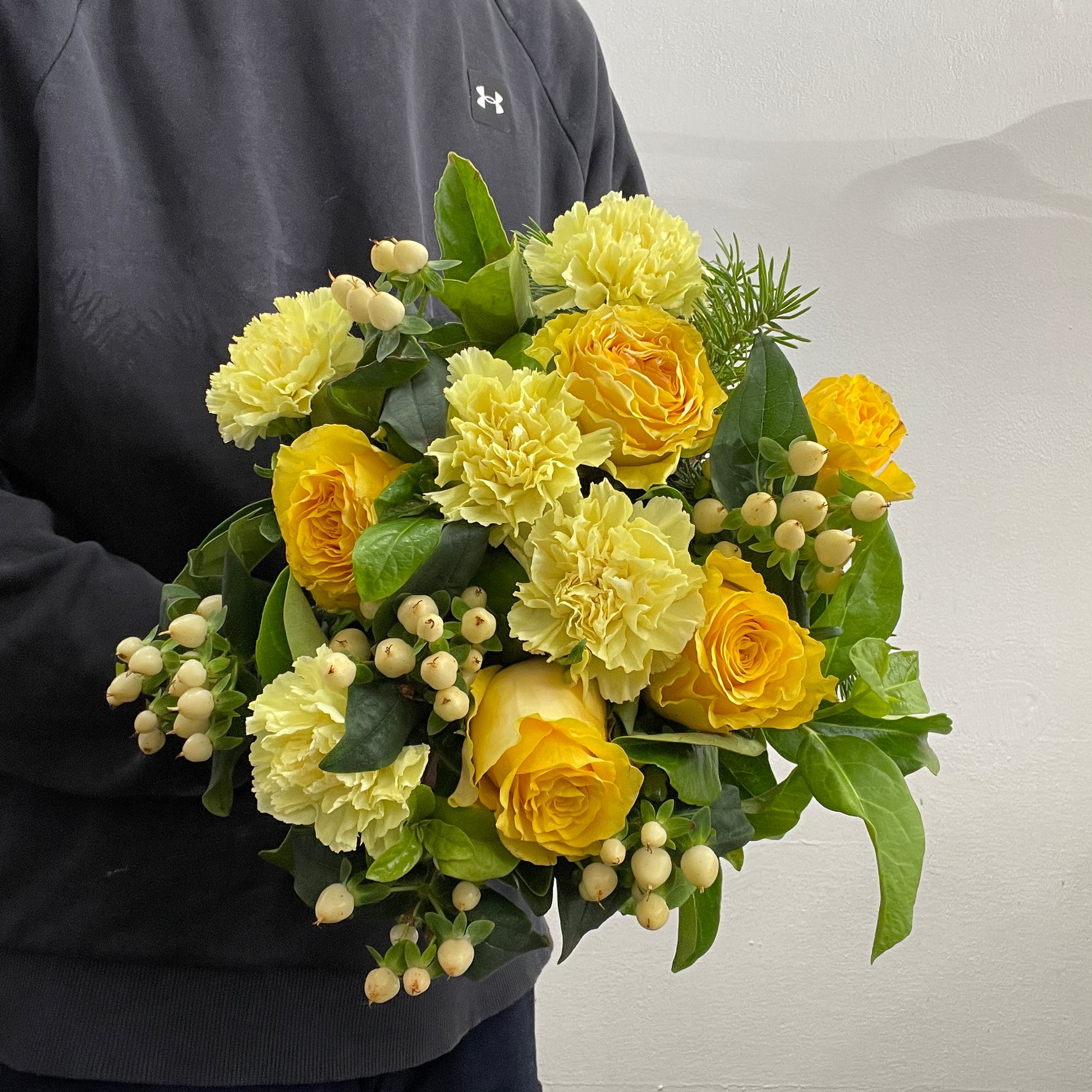 Fresh summer flowers in a bright cheerful bouquet