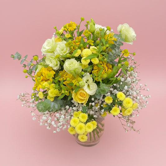 Light Summer yellow and white bouquet by Sandringham florist Melbourne