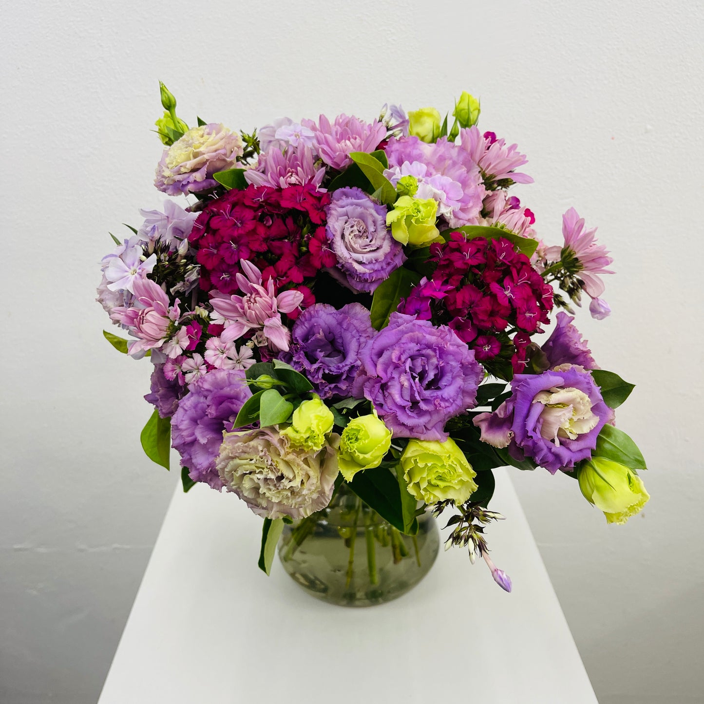Autumn Glow purple seasonal bouquet by Sandringham florist Melbourne