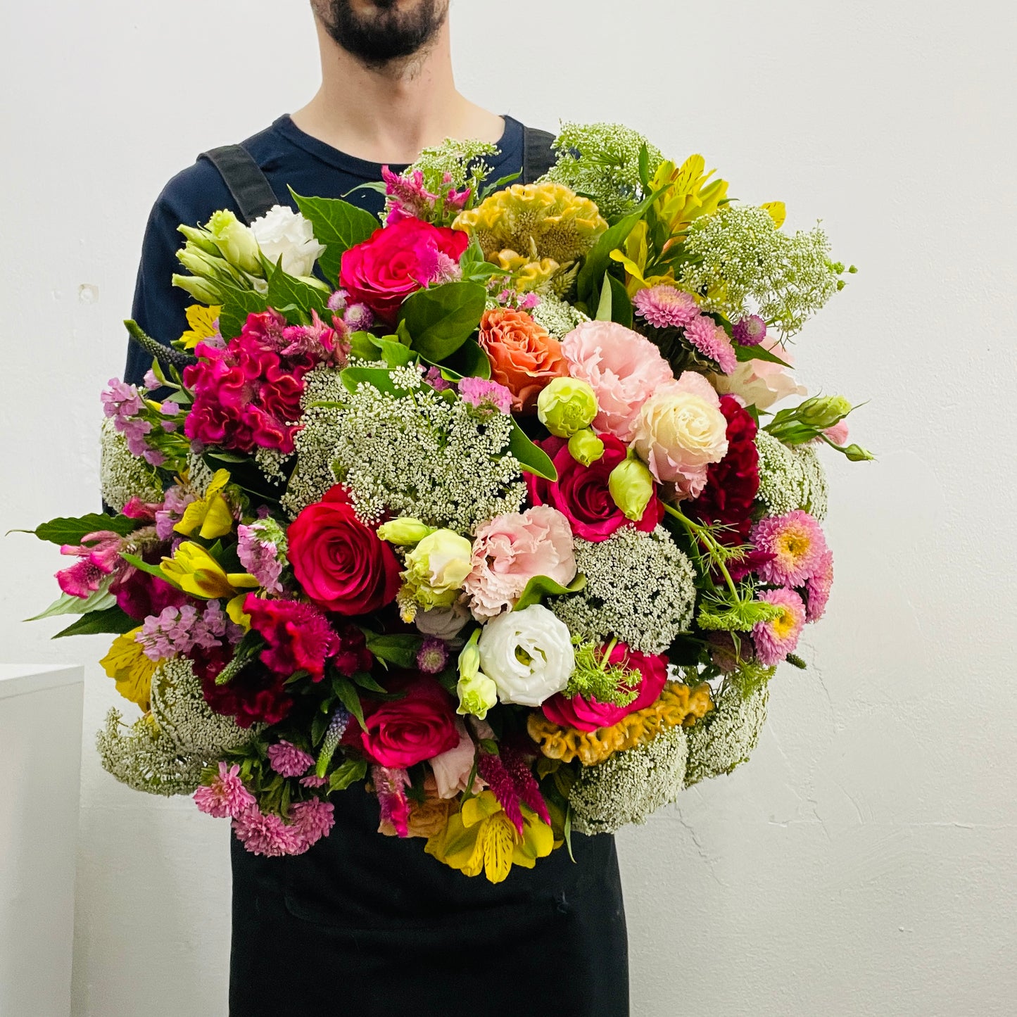 Seasonal autumn flowers with roses and lisianthus Melbourne